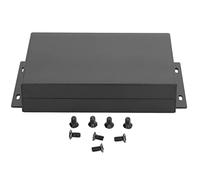 Boîtier de jonction étanche en aluminium, boîtier de jonction, type fendu, noir mat, pour circuit imprimé, amplificateur, décodeur, équipement industriel, 150 mm x 114 mm x 33 mm