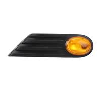 Boîtier de Lampe de Marquage Latérale, Couleurs Ambre, sécurité Améliorée, Carter de Lumière Clignotante du Marqueur Latéral pour Clubman Roadster (Gauche: 63132751503)