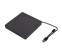 Boîtier de Lecteur de CD Externe, Lecteur Optique de CD ROM USB 3.0 5 Gbit/s, Boîtier de Lecteur Optique Amovible en ABS pour Ordinateur Portable, pour Lecteur de DVD RW SATA 12,7 Mm 9,5 Mm