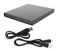 Boîtier de Lecteur Optique pour Lecteur DVD SATA 9,5 mm, boîtier Externe pour Disque Dur, boîte de Rangement Mince Noire pour Ordinateur Portable avec Micro-USB, Compatible avec