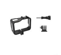 Boîtier de lunette ABS avec support griffe pour Insta360 GO Ultra pour protéger le corps de l'appareil photo et faciliter la connexion des accessoires pendant le tournage