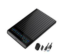 Boîtier de Moniteur de santé du Disque pour Disque Dur SSD 2, 5 Pouces, boîtier de Disque Externe de Type C avec Affichage numérique pour Une réutilisation Quotidienne et l ' accès fichiers Boîtier