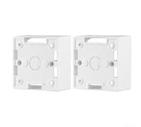 Boîtier de montage en saillie pour prise réseau Ethernet 86 x 86 x 40 mm | Boîtier réseau de support de bureau simple prise de données 86 mm Boîtier réseau Ethernet façade