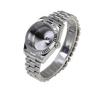 Boîtier de Montre en Acier 316L avec Cristal Saphir de 36 mm et 39 mm et Bracelet President for Mouvement Automatique NH35A NH36 NH34 Mod(3,39mm)