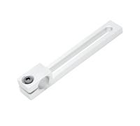 Boîtier de palier en alliage d'aluminium Arbre de guidage coulissant en alliage d'aluminium, support fixe, positionnement du siège(Gold,15-40mm)