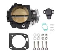 Boîtier de papillon Corps Papillon + Capteur Position Corps Papillon TPS Pour RSX DC5 Pour Civic SI EP3 K20 K20A 70 Mm Corps Papillon D'admission CNC RS-THB003-70 Mm Corps d'accélérateur(Noir)