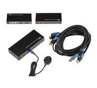 KALEA-INFORMATIQUE Boitier de partage KVM Switch Automatique pour 2 PC. Connexions HDMI et USB, contrôle à Distance. Résolution supportée 4096x2160