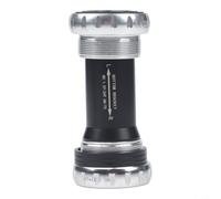 Boîtier de pédalier BB52 en céramique pour vélo de montagne - Coque de 68 à 73 mm - Ensemble de roulements en alliage avec axe de 24 mm pour pédalier de route (argenté)