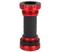 Boîtier de pédalier BB91 pour VTT, pédalier creux intégré, roulements à pression, nylon écologique, accessoire de mise à niveau pour VTT de route, cadre rouge et noir de 68 à 73 mm (Rouge)