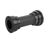 Boîtier de pédalier BB92 pour vélo de montagne, axe central creux intégré, accessoire de vélo à monter soi-même, noir et rouge, 86, 92 mm, 24 mm, 22 mm x 24 mm (Noir)