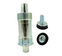 Boîtier de pédalier carré conique BB scellé 68 x 113 mm pour vélo de route, essieu de roulement de vélo en alliage avec vis étanches, argent