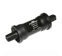 Boîtier de pédalier carré cuvette resine à emboîter Sunrace 127 mm 35 mm Noir
