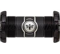 Boîtier de pédalier Chris King ThreadFit 30mm, roulement en acier inoxydable, noir
