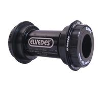 Boîtier de pédalier Elvedes PRESS-FIT 30 -> 24 mm (42 mm/46 mm) + Spacer 90,6/95,5 mm Noir