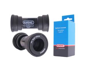 Boîtier de pédalier Elvedes Press-Fit BB86/92 Noir