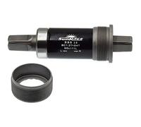 Boîtier de pédalier en acier Sunrace 68/111mm BSA - Roulements intégrés - Noir