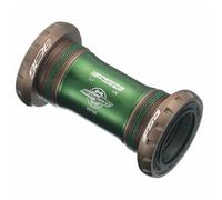 FSA Boîtier de pédalier MegaEvo BB386 BSA 68 mm 30 mm Doré/Vert/Gris