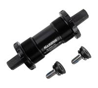 Boîtier de pédalier pour vélo - Roulement scellé - Axe conique carré BB68 x 103/107/113/118/127 mm - 137 x 24 dents - Axe en acier chromé avec corps en alliage d'aluminium - Compatible avec pédaliers