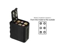Boîtier de piles AA, 6 pièces, support de piles, Power as BB-6 NP-F Series, pour panneau d'éclairage vidéo LED/moniteur B85B, NP-970