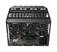 Boîtier de Plate-Forme de Cadre minier Miner - Cadre minier, boîtier d'ordinateur à Cadre Ouvert | Banc d'essai extérieur, empilable, Support rackable, châssis en Aluminium