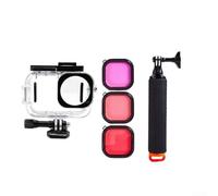 Boîtier de plongée étanche en ABS pour DJI pour Osmo Action 6 - Design transparent pour une immersion de 60 mètres et une visibilité des lentilles claires (un ensemble)
