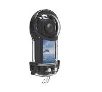 Boîtier de plongée invisible pour Insta360X4, étanche jusqu'à 40 m, coque entièrement submersible à 360, résistant aux éclaboussures