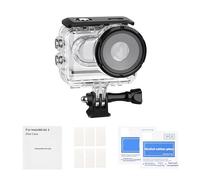 Boîtier de plongée pour Insta360 GO3/GO3S, coque étanche pour natation et plongée jusqu'à 60 m, coque de protection sous-marine pour accessoires de caméra d'action Insta360 GO3/GO3S (ensemble de