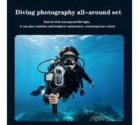 Boîtier de plongée pour Insta360 X5, étanche jusqu'à 50 m, avec poignée flottante et kit d'accessoires