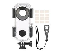 Boîtier De Plongée Transparent,Boîtier étanche pour Insta360 One X2, Profondeur 40m/131 Pieds, étanche, pour Caméra De Plongée en Apnée Et De Natation