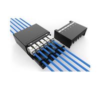 - Boîtier de point de consolidation - keystone modules, with intelligent cable manager - montable sur plafond, montable sur bureau, sous-sol,