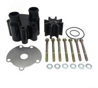 Boîtier de pompe à eau et kit de réparation de turbine pour MerCruiser Stern Drive 46-807151A14, compatible avec moteur marin OEM de 4,3 à 8,2 l