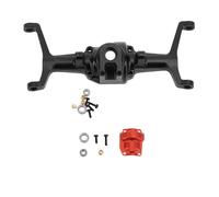 Boîtier de pont avant pour voiture RC, boîtier de pont avant élargi en alliage d’aluminium pour la voiture crawler RC HOBBYPLUS 1/18 4WD CP18P, offrant une stabilité accrue et un (Noire)