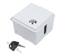 Boîtier de prise de courant extérieur résistant aux intempéries avec verrou de type 86 pour chargement de véhicule électrique, offrant une connexion électrique sécurisée et résistante au vol (noir