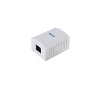 Equip 235213 Boîtier prise murale RJ-45 Cat.5e Blanc, 1 port Ethernet LAN (RJ-45), 39x29.5x54mm, Conforme RoHS, Origine Chine