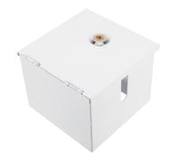 Boîtier de Prise Électrique Étanche 86 en Fer Serrure | Protection Anti-effraction, Passage de Câble Intégré, Usage Extérieur, pour Murs de Garage et Bornes