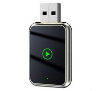 Boîtier de projection sans fil pour systèmes Carplay Android avec puce intelligente connexion stable pour cartes, musique et assistant vocal (B)