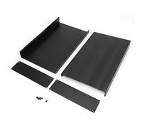 Boîtier de projet électronique en aluminium |Conception divisée DIY pour cartes de circuits imprimés/instruments PCB |Dissipation thermique et blindage EMI |Boîte en alliage