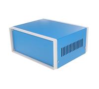 Boîtier de Projet Électronique en Métal Bleu, Coffret Propre et Élégant