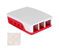 Boîtier de Protection 4B, Classique Rouge et Blanc, Compact et Léger - Durable ABS, Assemblage Facile pour Projets Électroniques