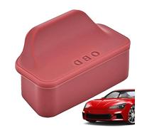 Boîtier de protection anti-poussière OBD2 - Couverture universelle en silicone pour interface de diagnostic - Couvercle de port OBD étanche pour voiture, SUV, camion et camping-car - Noir