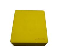 Boîtier de protection console de jeux pour Anbernic RG ROTATE Étui de protection magnétique pour console de jeux portable, résistant aux rayures et aux chocs, Jaune