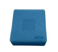 Boîtier de protection console de jeux pour Anbernic RG ROTATE Étui de protection magnétique pour console de jeux portable, résistant aux rayures et aux chocs, Bleu translucide