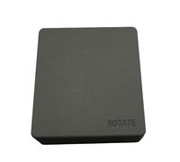 Boîtier de protection console de jeux pour Anbernic RG ROTATE Étui de protection magnétique pour console de jeux portable, résistant aux rayures et aux chocs, Gris