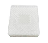 Boîtier de protection console de jeux pour Anbernic RG ROTATE Étui de protection magnétique pour console de jeux portable, résistant aux rayures et aux chocs, Blanc translucide