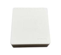 Boîtier de protection console de jeux pour Anbernic RG ROTATE Étui de protection magnétique pour console de jeux portable, résistant aux rayures et aux chocs, Blanc