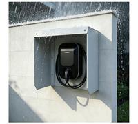 Boîtier de protection contre les intempéries pour borne de recharge de véhicule électrique, boîtier mural extérieur, enceinte étanche à la pluie, toit de protection pour chargeur de VE, boîtier pour