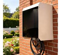 Boîtier de protection contre les intempéries pour borne de recharge de véhicule électrique, boîtier mural extérieur, enceinte étanche à la pluie, toit de protection pour chargeur de VE, boîtier pour