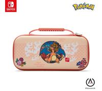 Boîtier de protection de PowerA pour Nintendo Switch (modèle OLED) et Switch Lite -Fleur de Charizard, Coque de protection, Sac de jeu, Sac de console, Accessoires, Rangement, Sous licence officielle