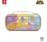 Boîtier de protection de PowerA pour Nintendo Switch (modèle OLED) - Mushroom Kingdom Pop Art, Coque de protection, Sac de jeu, Sac de console, Accessoires, Rangement, Sous licence officielle