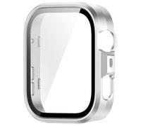 Boîtier de protection d'écran transparent avec coque en polycarbonate renforcé et accès facile aux boutons Convient pour Watch Fit 4 Coque rigide en polycarbonate avec verre trempé